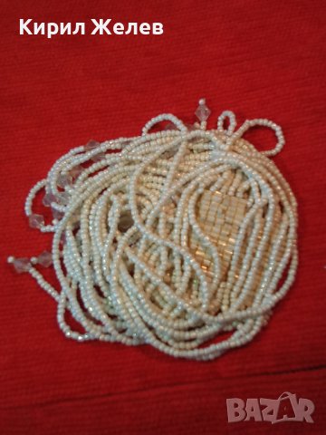 РАЗКОШНА ДНЕВНА АРТ ДЕКО СТИЛ БЛЕСТЯЩА ОГЪРЛИЦА КОЛИЕ от ФАСЕТИРАНИ КРИСТАЛЧЕТА МЪНИСТА 34725, снимка 6 - Колиета, медальони, синджири - 39141610