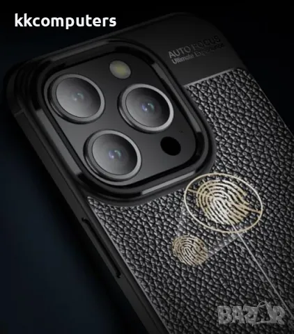Калъф Wlons силикон Auto Focus / Като Кожа за Samsung S24 Plus / Черен Баркод : 3126846 9.99 лв., снимка 4 - Калъфи, кейсове - 47789135