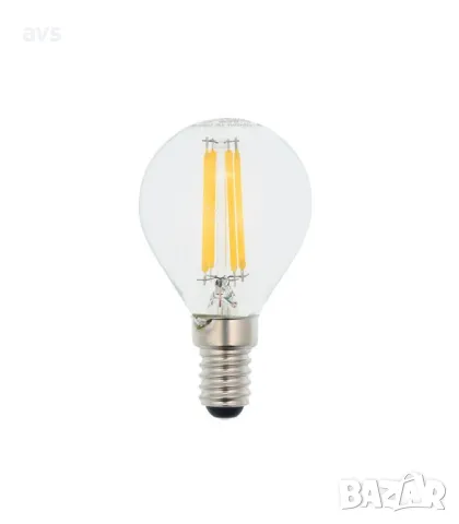 LED крушка 6W G45 4000K филамент VITO E14, снимка 1