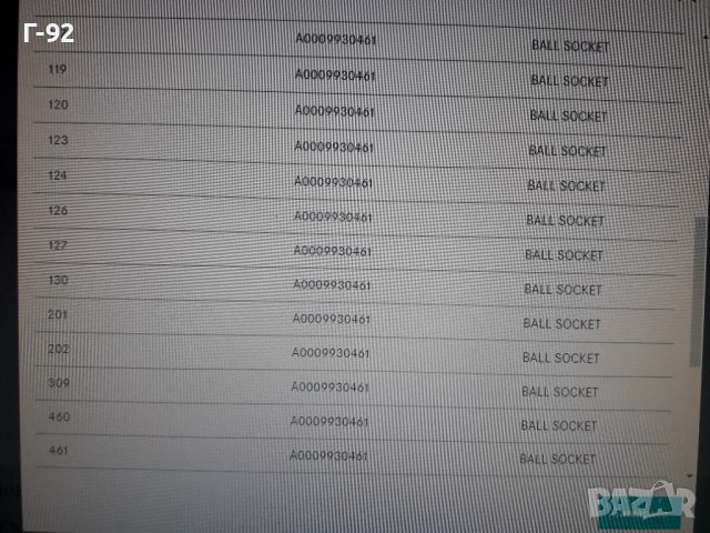 A0009930461**NEU** MERCEDES-BENZ**СВФЕРИЧЕН НАКРАЙНИК ЗА СИСТЕМАТА НА ГАЗТА**, снимка 6 - Части - 39061885