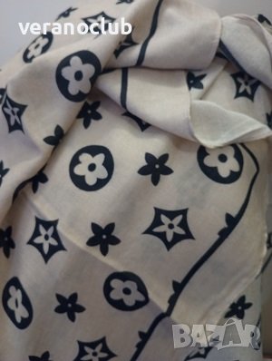 Летен шал Елит Бежов, снимка 2 - Шалове - 41398246