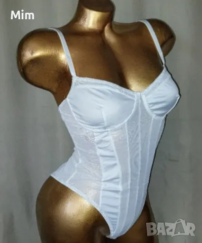 М Ново ,бяло еластично боди , снимка 5 - Бельо - 48033868