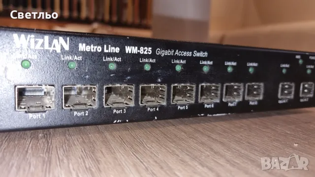 Суич Комутатор 10 портов : 100M SFP ports, 2x Gigabit SFP ports, снимка 3 - Суичове - 48035889