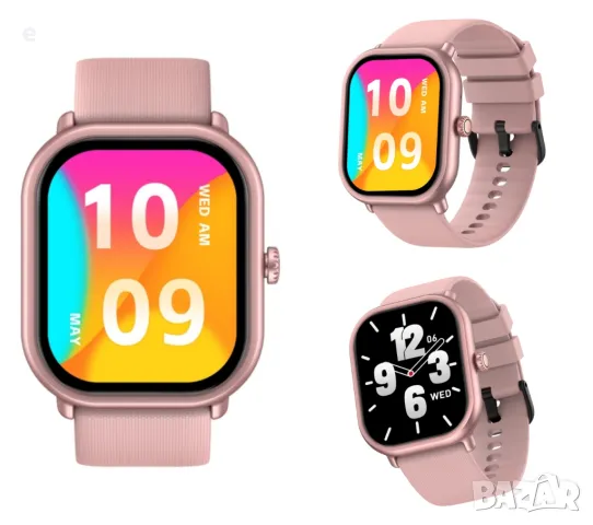 Смарт часовник Zeblaze GTS 3 PRO, AMOLED, 1.97'', Разговори,Водоустойчив. Розов НОВ, снимка 8 - Смарт часовници - 47963035