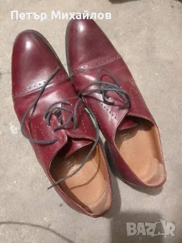 Мъжки кожени обувки на LAZARINI, снимка 1