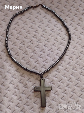 Гердан с кръст , снимка 2 - Колиета, медальони, синджири - 53476421