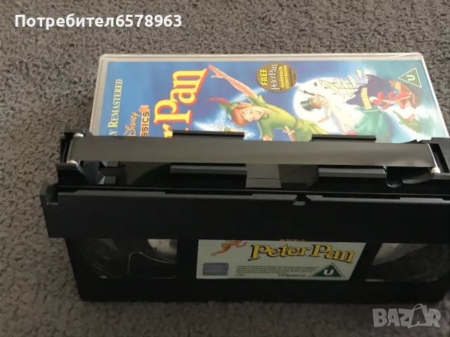 Видеокасета '' Peter Pan '' VHS , снимка 9 - Анимации - 50229793