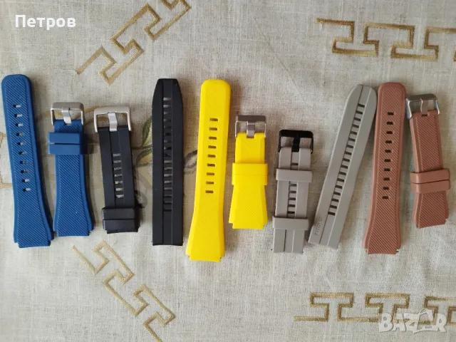 Продавам 8 броя каишки за часовник 22мм , снимка 5 - Каишки за часовници - 50202538