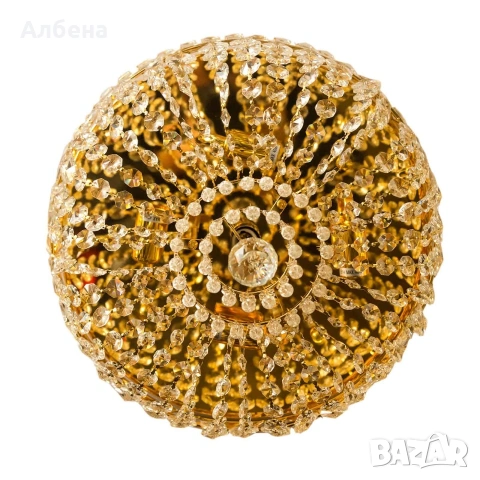 Кристален полилей Ф50 см – елегантен блясък за вашия дом, снимка 2 - Полилеи - 53873560