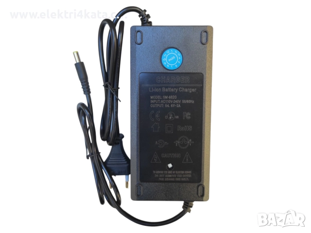 Зарядно устройство 54.6V (DC 5.5 x 2.5 мм), снимка 3 - Части - 52464662