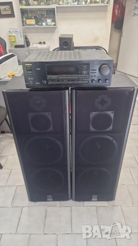 Тонколони sharp и усилвател onkyo
