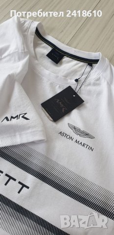 HACKETT Aston Martin Cotton Mens Size 2XL НОВО! ОРИГИНАЛ! Мъжка тениска!, снимка 2 - Тениски - 40097259