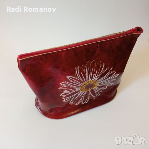 Дамски тоалетна чанта, несесер, кожена чанта, ежедневна дамска чанта , снимка 2 - Чанти - 41504378