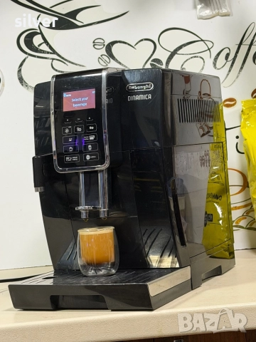 Кафемашина кафе автомат delonghi dinamica с гаранция, снимка 5 - Кафемашини - 52543874