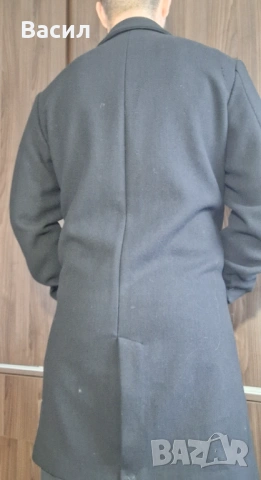 Вълнено палто ZARA, снимка 3 - Палта - 53232282
