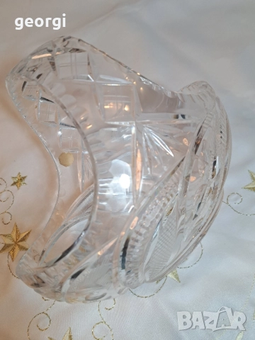 немска кристална кошница 29/6, снимка 5 - Аксесоари за кухня - 52809841