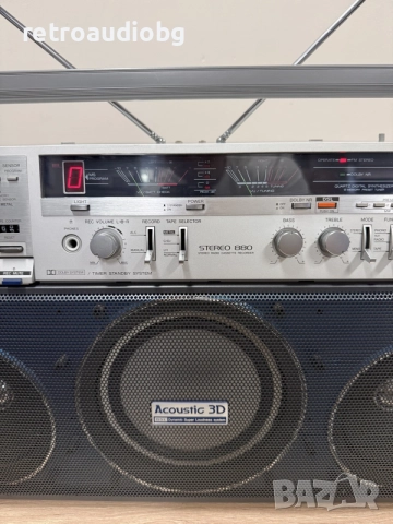 🔈Ретро колекционерски радиокасетофон AIWA CS-880E - Boombox - перфектен🔈, снимка 4 - Радиокасетофони, транзистори - 56087676