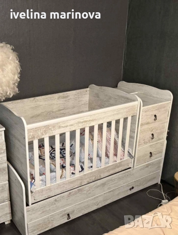 Трансформираща се кошара Лейди Антик, снимка 2 - Бебешки легла и матраци - 52469793