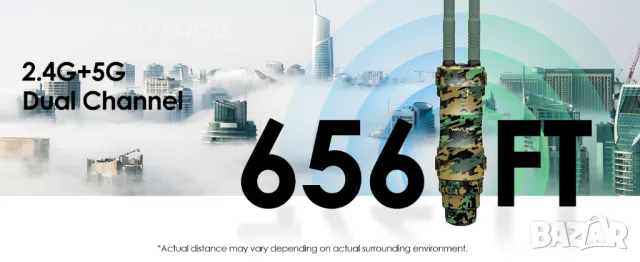 WAVLINK AC1200 двулентов външен рутер Wi-Fi удължител с активен/пасивен PoE, снимка 11 - Рутери - 50322983