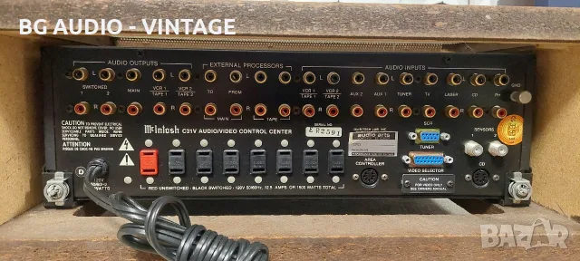 Mcintosh C-31V предусилвател, снимка 4 - Ресийвъри, усилватели, смесителни пултове - 55755064