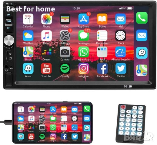 7-инчова мултимедия за кола Hodozzy 7012b с камера, снимка 7 - Аксесоари и консумативи - 40519032