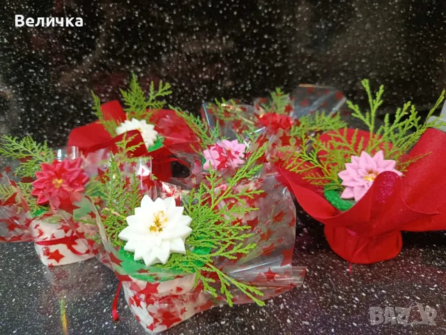 Коледни звезди., снимка 7 - Декорация за дома - 56238583