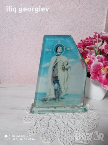 стъклена икона на Александър Невски 