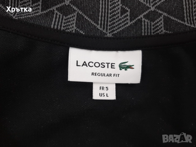Lacoste Monogram Track Jacket - Оригинално мъжко горнище р-р M, L, снимка 10 - Спортни дрехи, екипи - 52238643