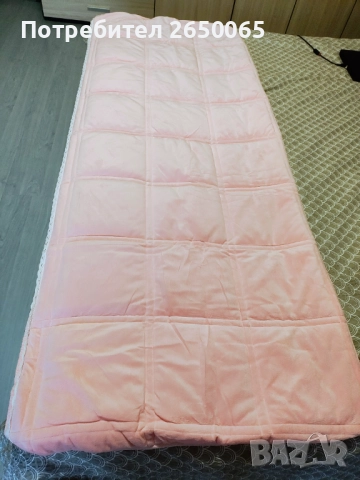 Розов калъф за табла за спалня 150/70, снимка 4 - Спално бельо - 52611951