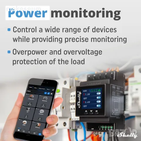 Shelly Pro 4PM , снимка 5 - Друга електроника - 48654417