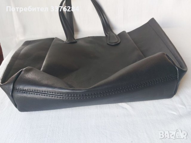 Оригинална елегантна кожена чанта ZARA, снимка 3 - Чанти - 40835799