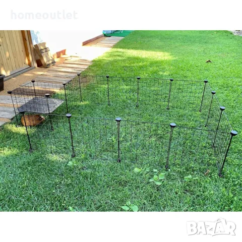 Предпазна ограда/кошара с многофункционално приложение за дребни домашни любимци LANGXUN X000SLHPQV, снимка 4 - Други стоки за животни - 47942641