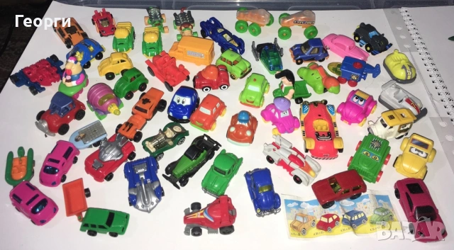 Kinder колички, самолети, хеликоптер, влакове, кораби, лодки и превозни средства от Италия Киндер., снимка 2 - Фигурки - 53759093