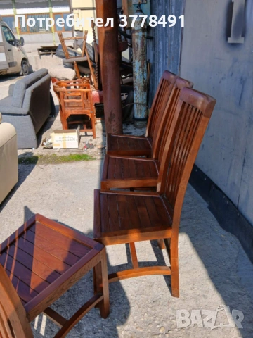 Старини столове 5 броя, снимка 4 - Столове - 53807878