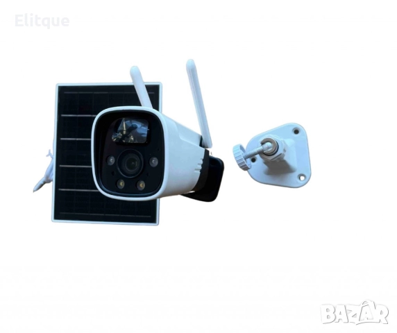 Камера с отделен соларен панел и датчик,4 диода,6MP,iCsee приложение, снимка 6 - Камери - 52843067