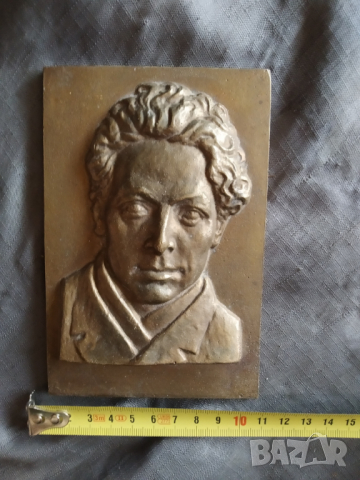 бронзов барилеф, снимка 2 - Други ценни предмети - 36237916