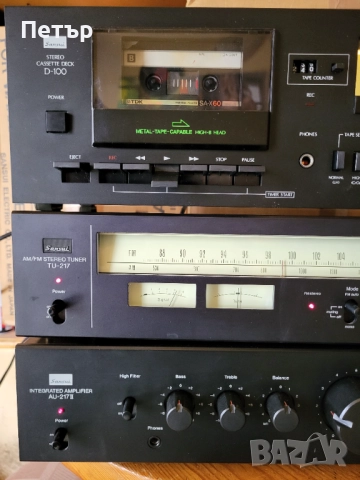 SANSUI AU-217, TU-217-сет, снимка 2 - Ресийвъри, усилватели, смесителни пултове - 52075119