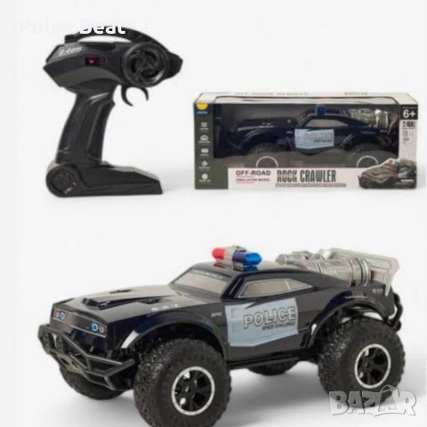 Офроуд полицейски джип ROCK CRAWLER, снимка 3 - Коли, камиони, мотори, писти - 52416525