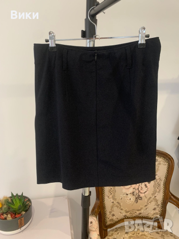 Елегантна пола в черно М размер, снимка 7 - Поли - 44779450