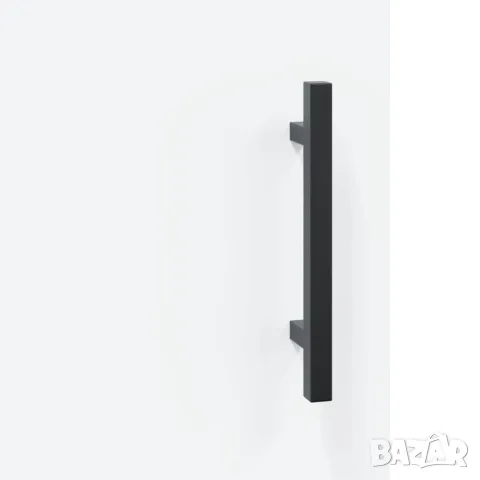 vidaXL Висок шкаф, бял, 69,5x34x180 см, инженерно дърво, снимка 9 - Бюфети - 56146766