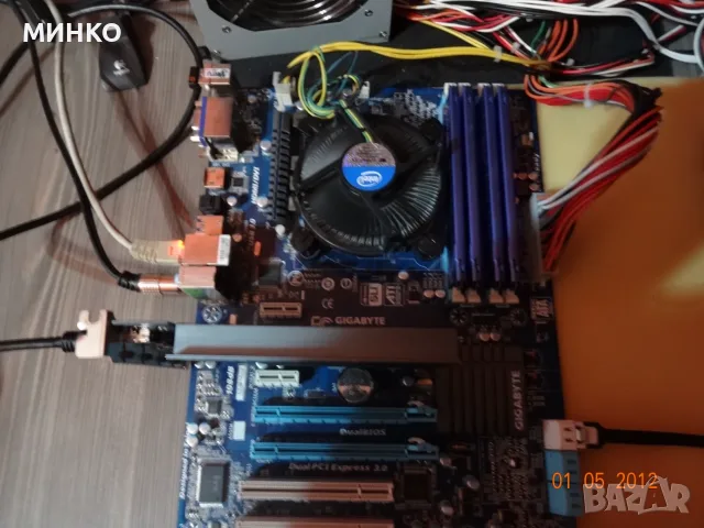 i7-2600K +Gigabyte GA-Z68A-D3H-B3  +Kingston 16GB 4x4GB, снимка 4 - Дънни платки - 55837644
