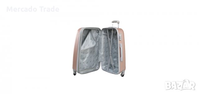Комплект куфари 1217, Пепел от рози, снимка 6 - Куфари - 35901202