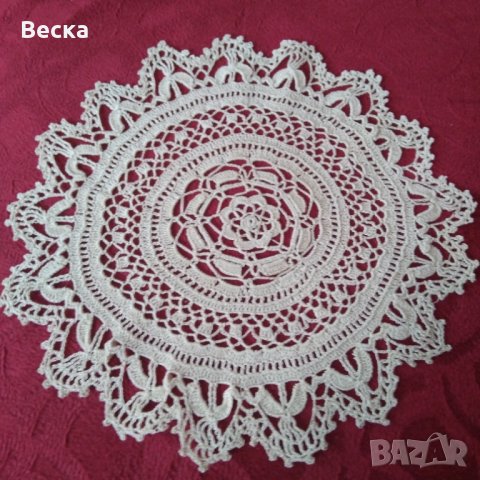 Плетено каренце на една кука , снимка 1