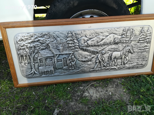 КАРТИНА-МЕТАЛ ДЪРВО 115Х50СМ 2403241045LNWC