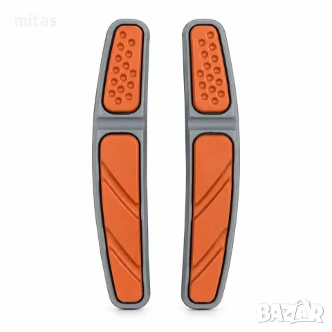 Гумички за V-Brake спирачки ELVEDES 72 мм, ABS система, Сиво-оранжеви, Комплект, снимка 6 - Части за велосипеди - 56208021