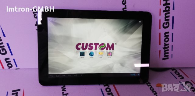 Таблет Custom Android Tone 10.1"  Lithium-ion polymer battery, 3.7V/6600mAH, DC 5V, 2A, снимка 5 - Таблети - 40030918