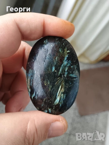 Астрофилит камък-1, снимка 3 - Антикварни и старинни предмети - 52581756