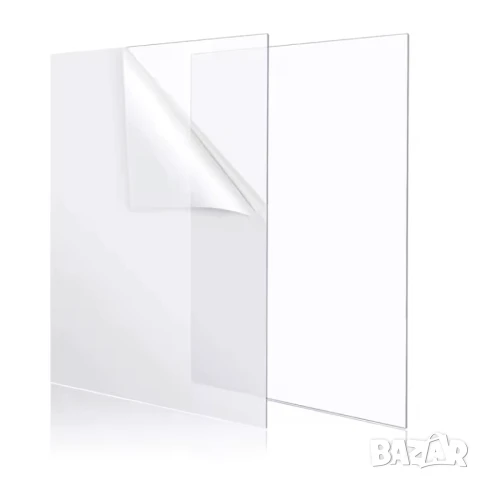 Прозрачен акрилен лист от плексиглас А5 / 2мм, снимка 3 - Друга електроника - 50643316