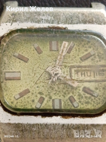 Стар механичен часовник мъжки СССР за КОЛЕКЦИЯ ДЕКОРАЦИЯ 23468, снимка 3 - Антикварни и старинни предмети - 51496220