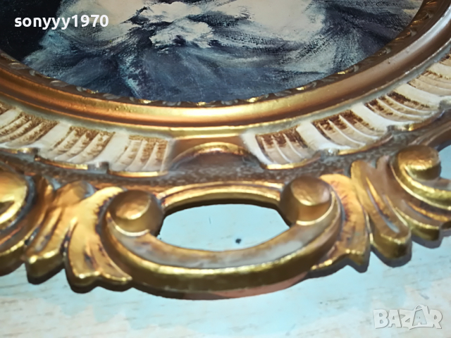 КАРТИНА КРАСИВА ДАМА-ВНОС ГЕРМАНИЯ 70Х60СМ 0704221216, снимка 9 - Антикварни и старинни предмети - 36375064